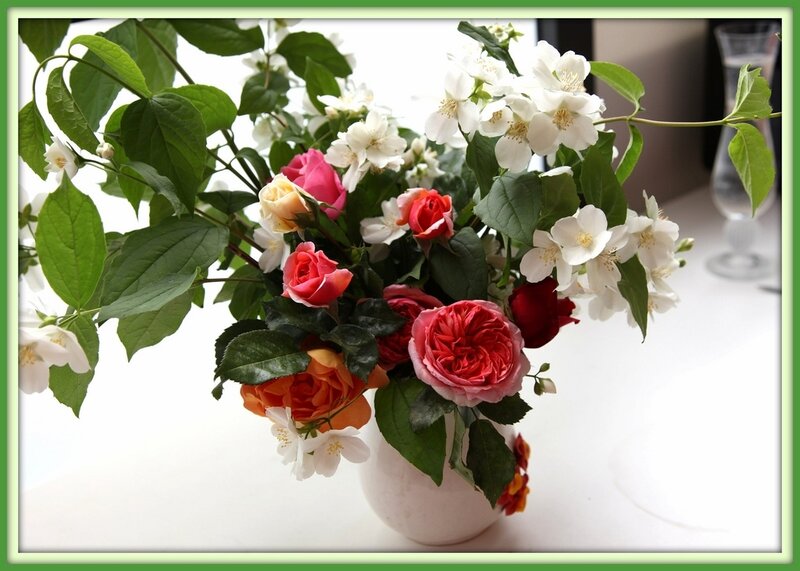 Bouquet of Roses and Jasmine