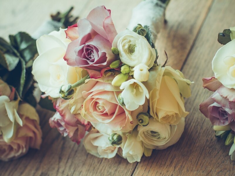 Bouquet of Roses and Ranunculus