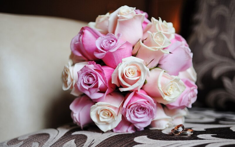 Bouquet of Roses and Rings