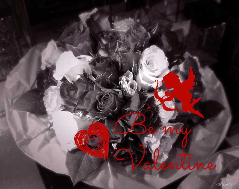 Bouquet of Roses — Black
