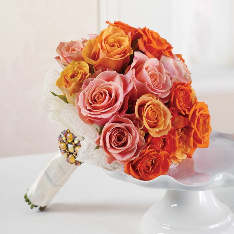 Bouquet of Roses — Orange, Elegant, Photograph