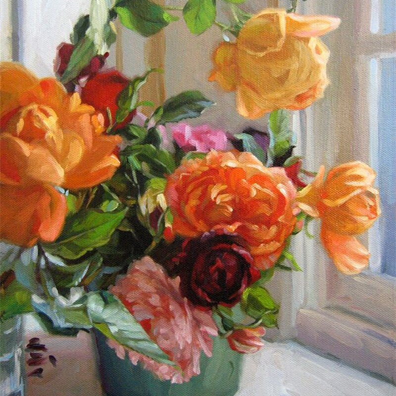 Bouquet of Roses — Orange, Serene