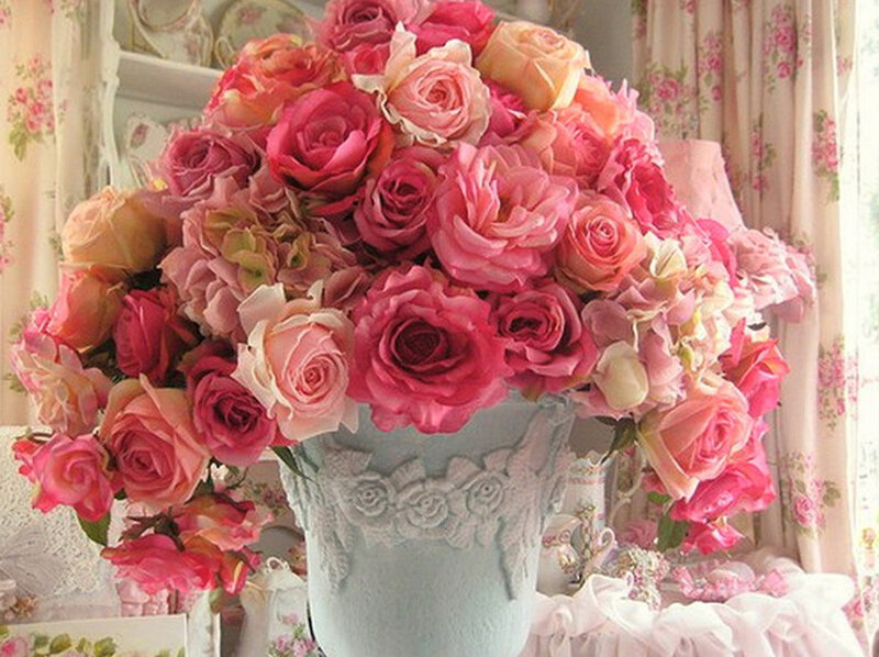 Bouquet of Roses — Pink, Romantic