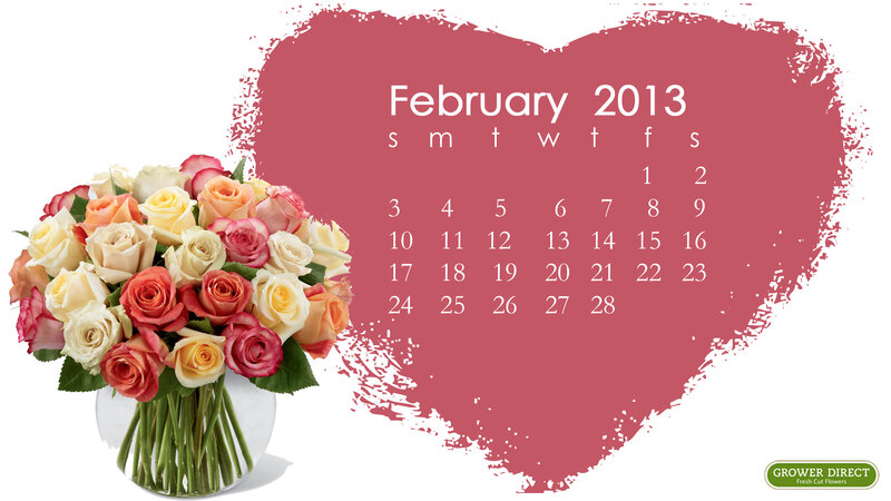 Bouquet of Roses — Red, Romantic, Photograph, Calendar