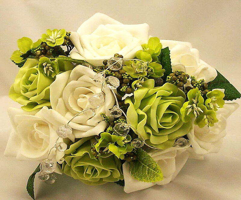 Bouquet of Roses — White