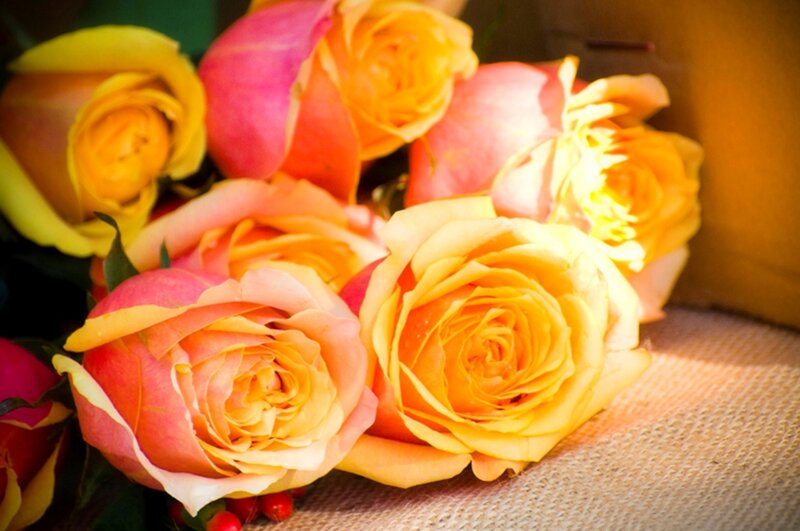 Bouquet of Roses — Yellow, Warm