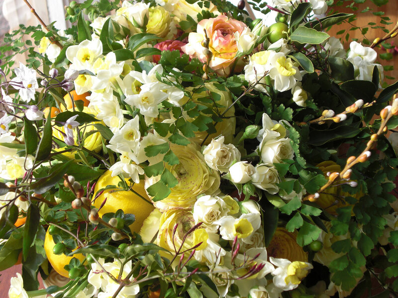 Bouquet of Spring Flowers — Yellow, Vibrant