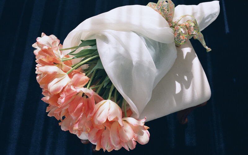 Bouquet of Tulips — Pink, Serene, Afternoon