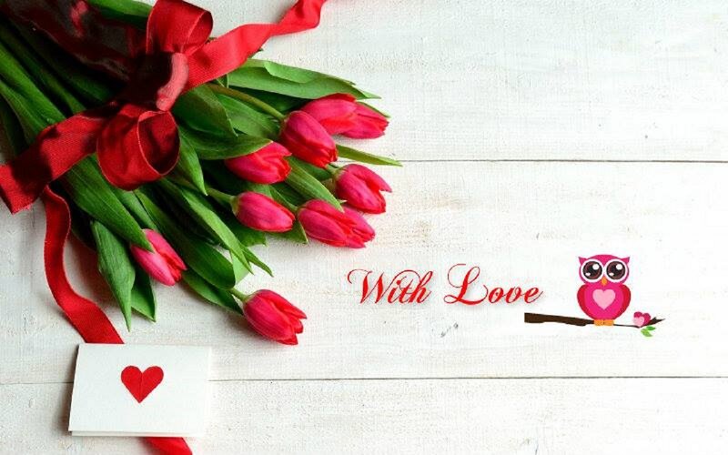 Bouquet of Tulips — Red, Romantic