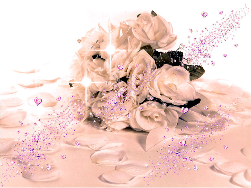 Bouquet of White Roses — Romantic