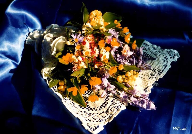 Bouquet of Wildflowers — Blue, Dramatic
