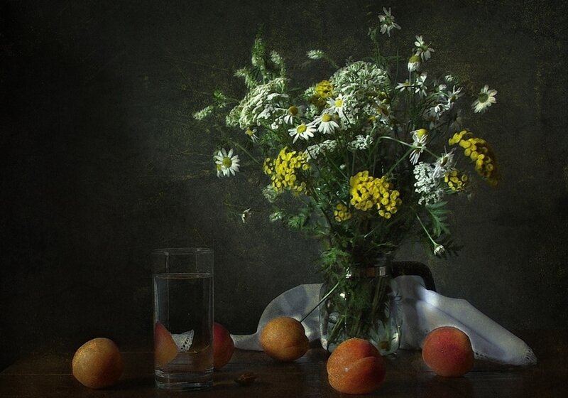Bouquet of Wildflowers — Brown, Dramatic