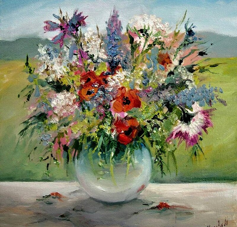 Bouquet of Wildflowers — Green, Calm, Afternoon