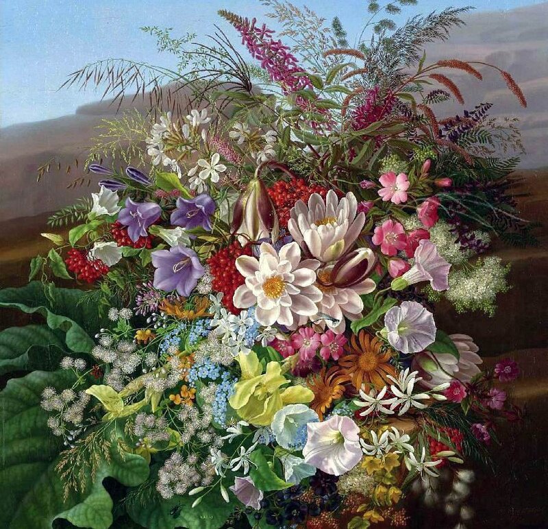 Bouquet of Wildflowers — Green, Serene, Afternoon