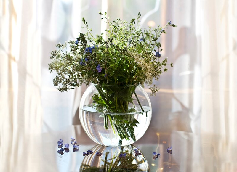 Bouquet of Wildflowers — Green, Serene, Morning