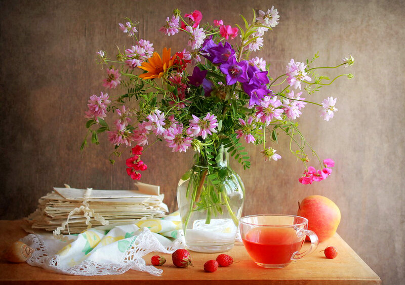 Bouquet of Wildflowers — Purple, Serene