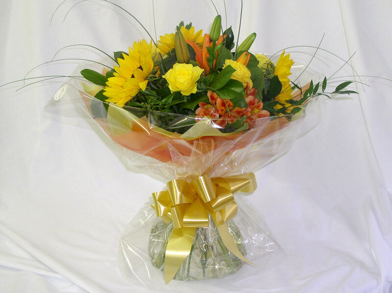 Bouquet of Yellow Flowers — Bright