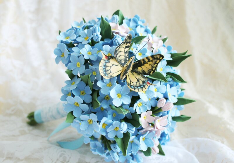 Bouquet with Butterfly