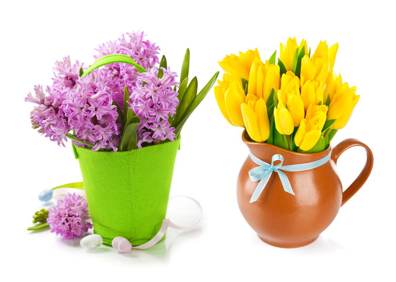 Bouquets of Flowers — Purple