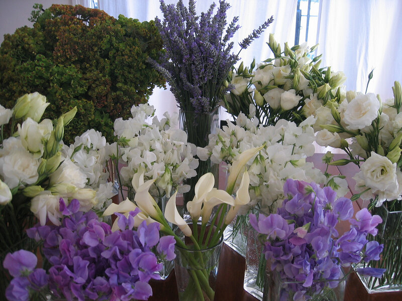 Bouquets of Flowers — White