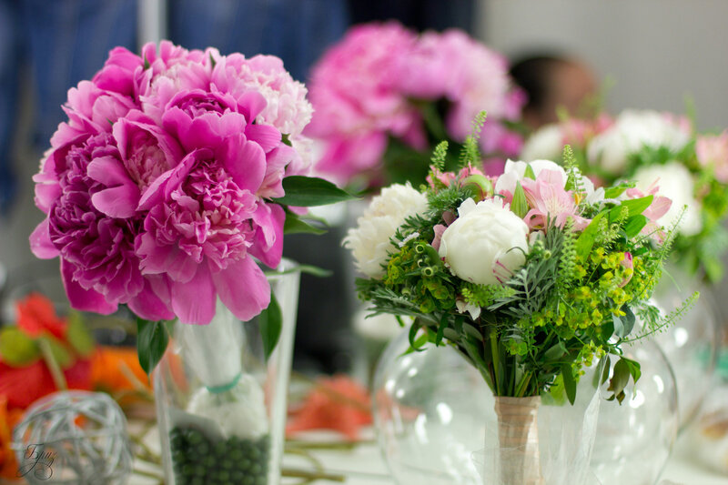Bouquets of Peonies — Pink