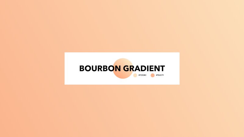 Bourbon Gradient Text