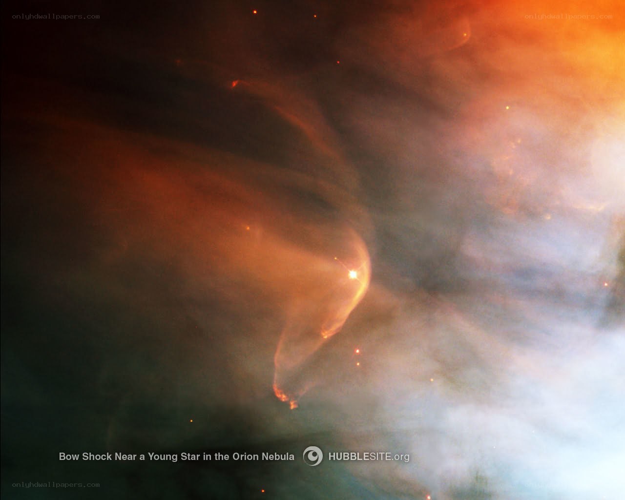 Bow Shock Near a Young Star
