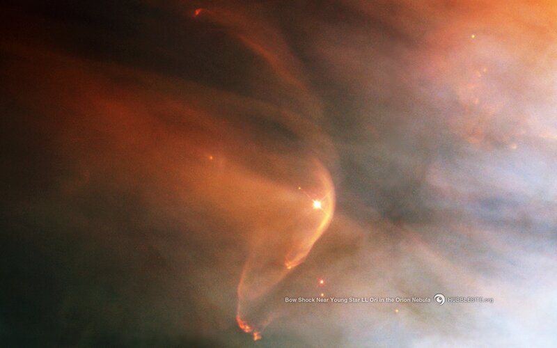 Bow Shock Near Young Star LL Ori