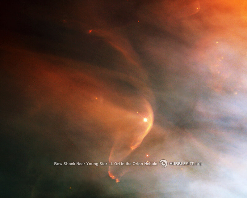 Bow Shock Near Young Star LL Ori