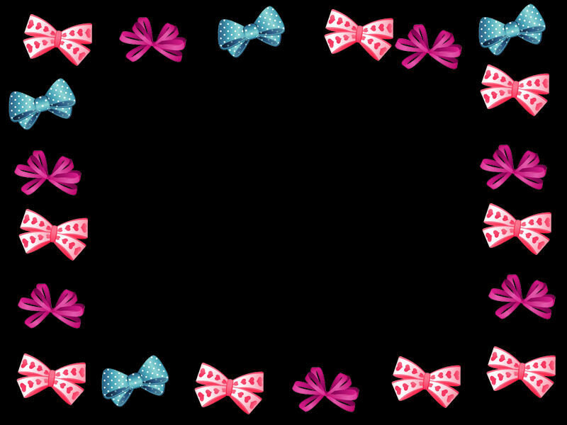 bow-themed frame design