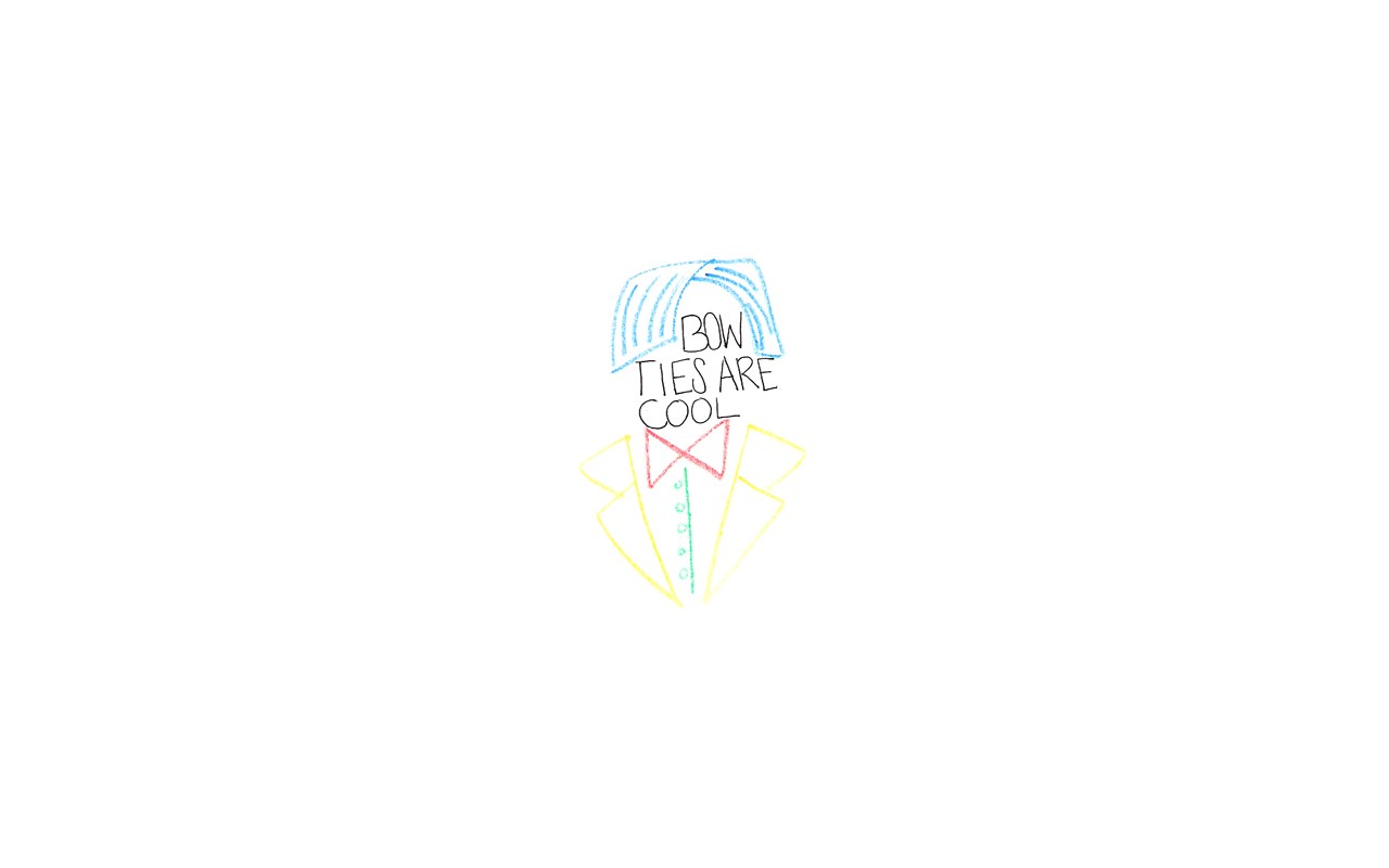 Bow tie cool illustration