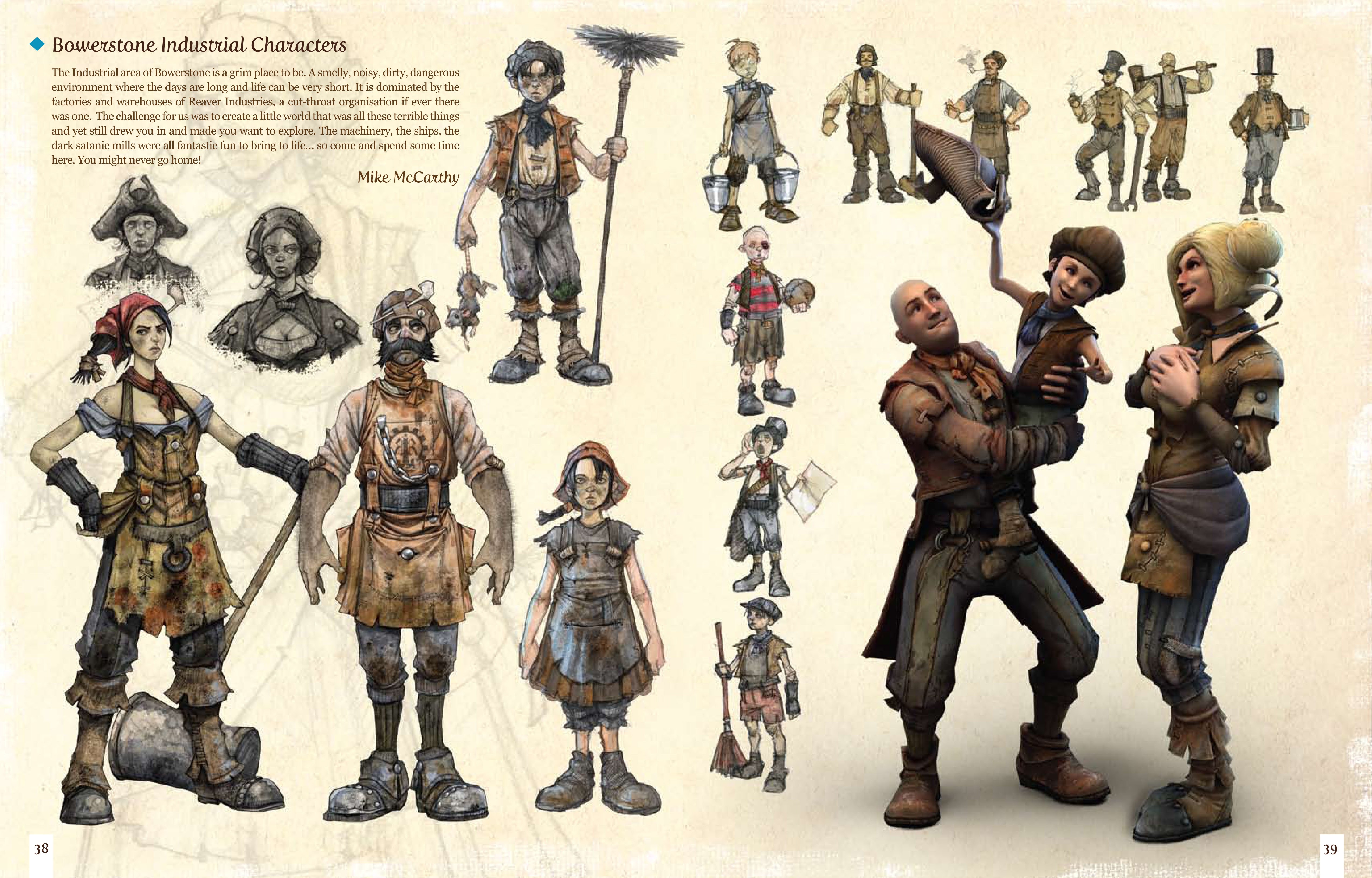 Bowerstone Industrial Characters