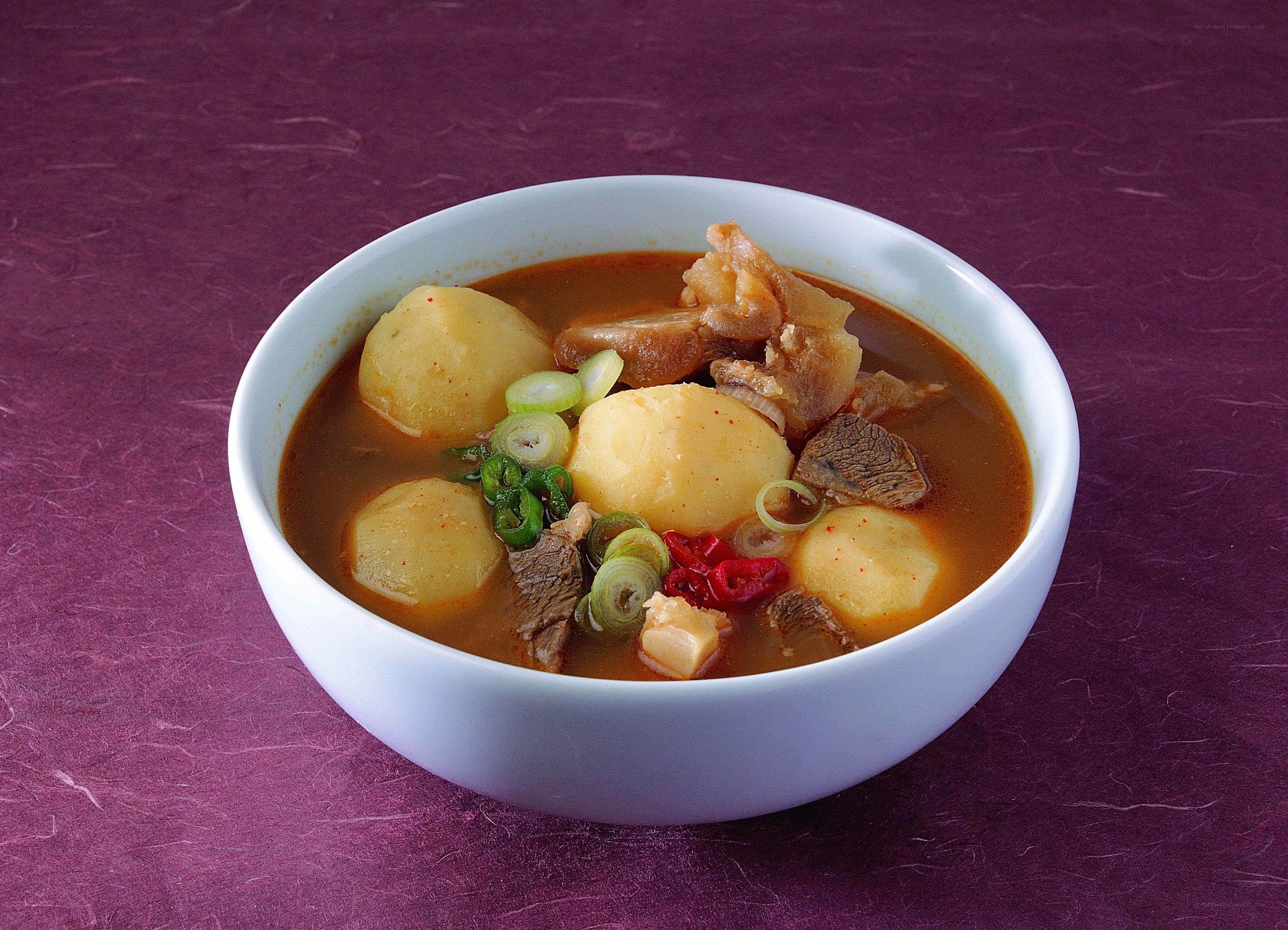 Bowl of Korean beef stew