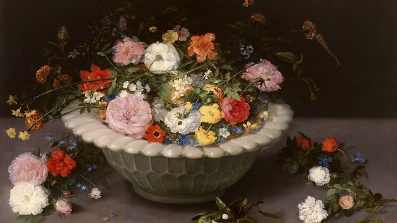 Bowl of Mixed Flowers