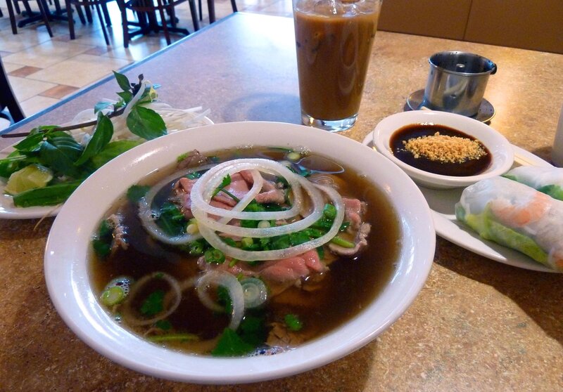Bowl of Pho Soup — Brown