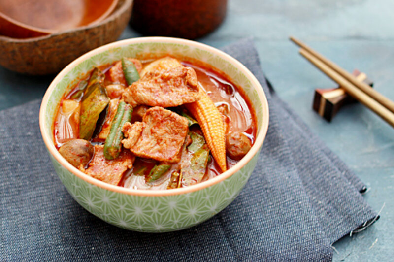 Bowl of Spicy Soup