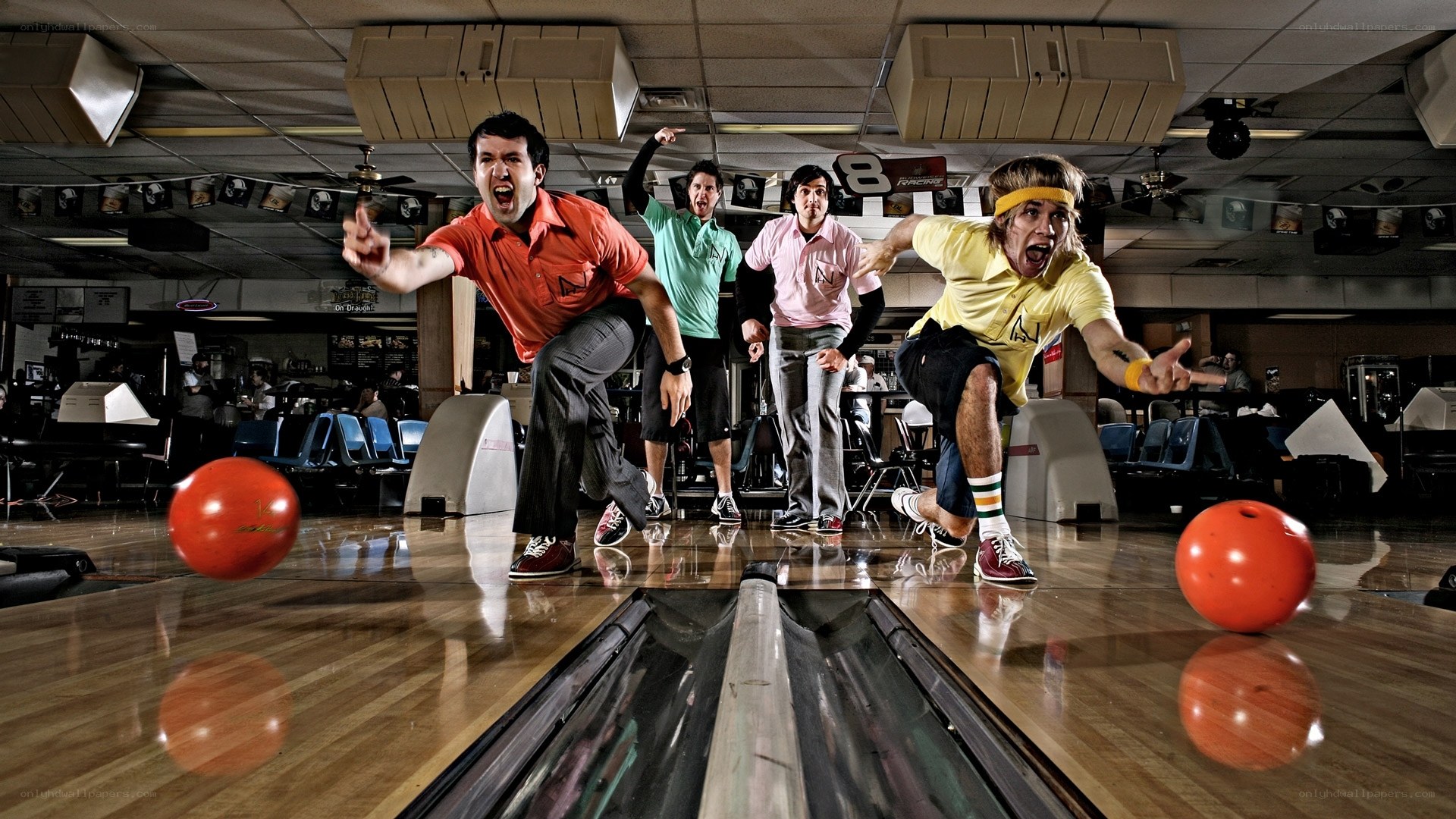 Bowling alley action