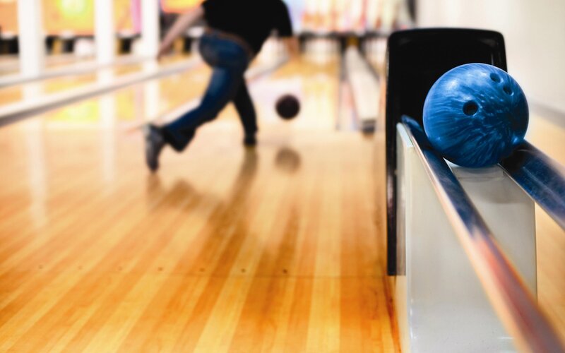 Bowling Ball on Ramp