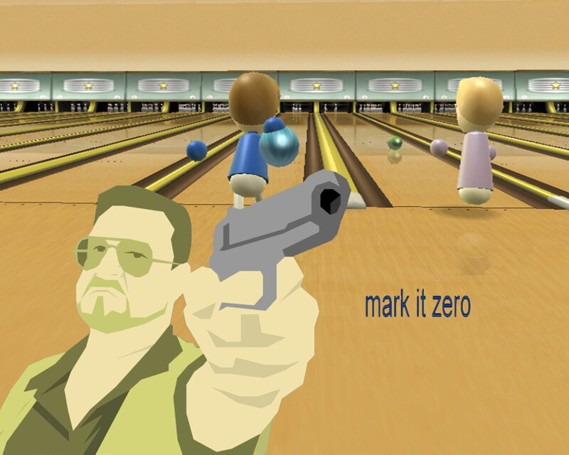 Bowling with a gun
