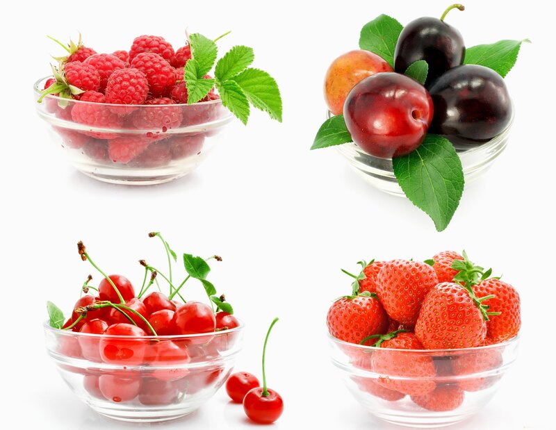 Bowls of Fresh Berries