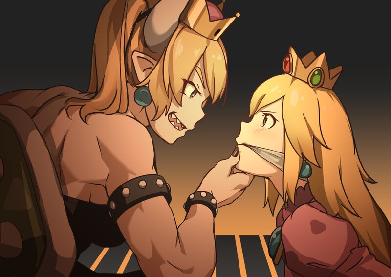 Bowser and Peach
