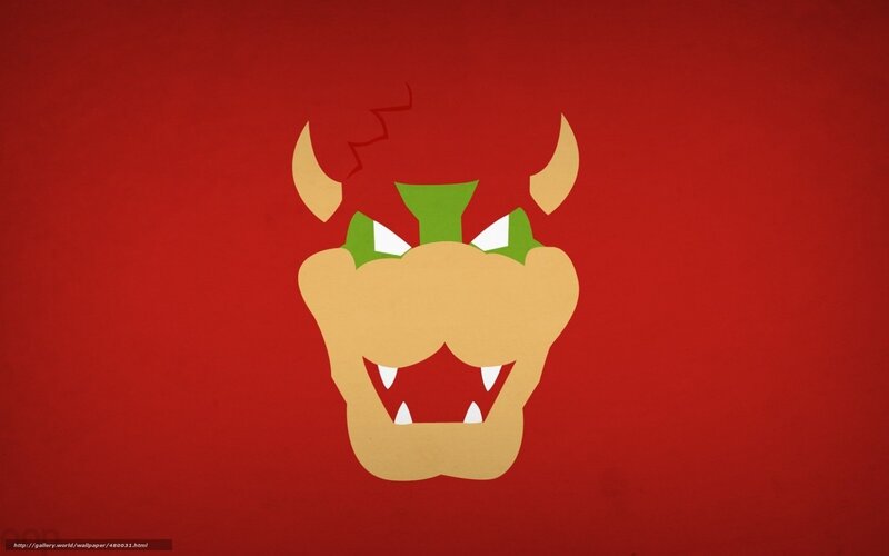 Bowser character face