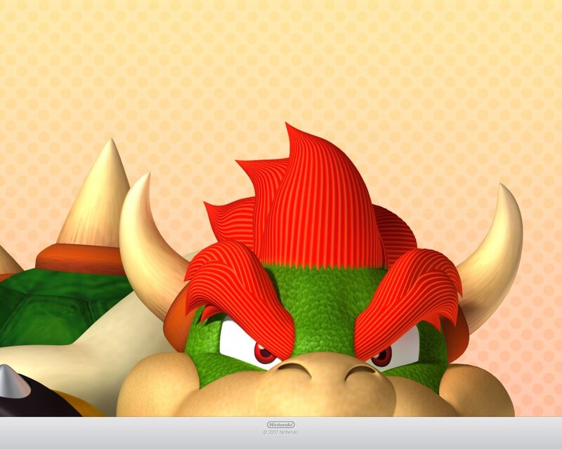 Bowser Character Head — Green
