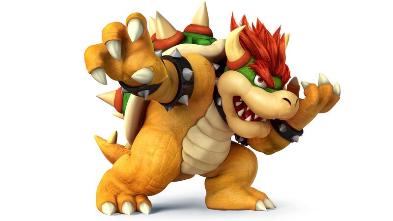Bowser Character — Orange, Aggressive, 3d Render