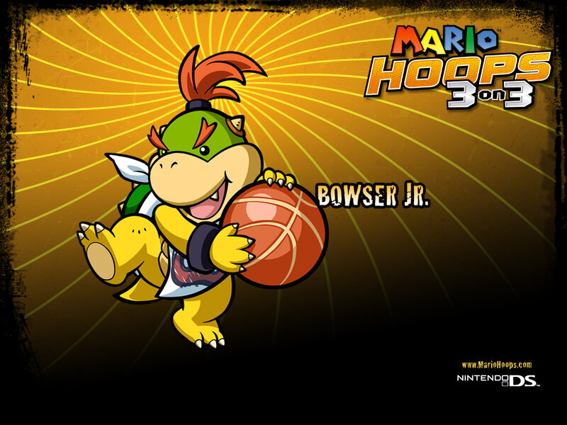 Bowser Jr. Holding Basketball