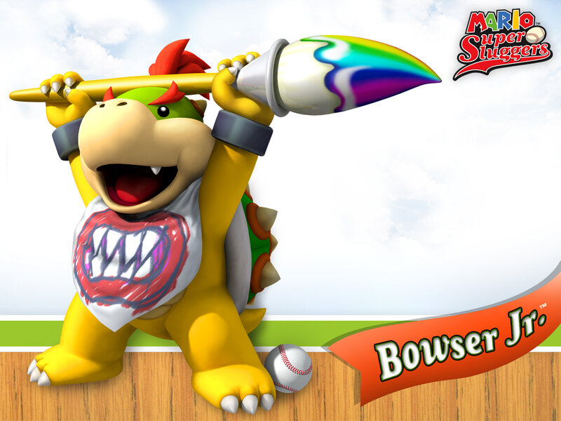 Bowser Jr. Holding Bat