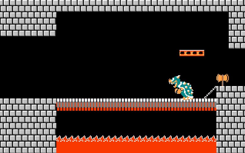 Bowser on a Platform