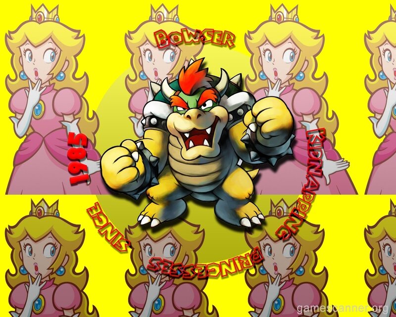 Bowser with Princess Peach