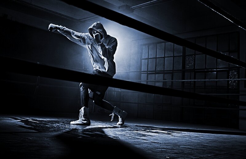 Boxer in Boxing Ring