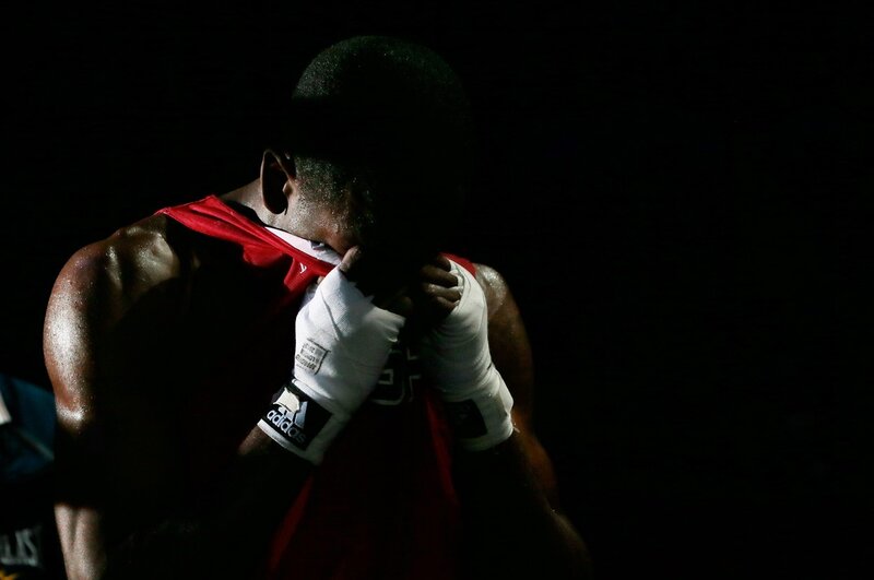 Boxer in Red Robe
